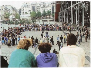 Plaza Museo Pompidou en Paris